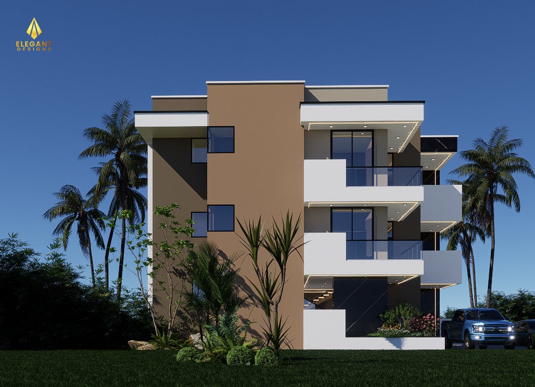 9-Unit Semi-Detached Apartment Building