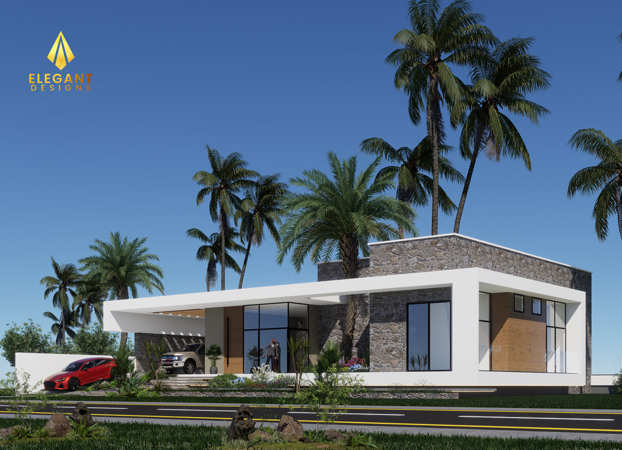 4-Bedroom Ensuite Contemporary House