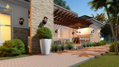 Classical 4-Bedroom House Design