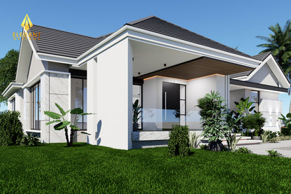 Modern 4 Bedrooms House